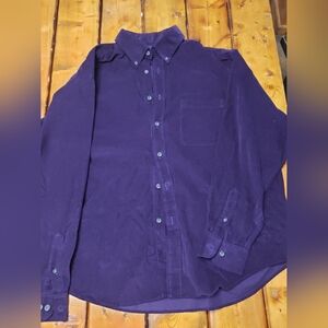 Roundtree And Yorke Mens Corduroy Longsleeve Shirt